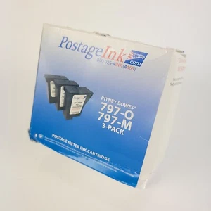 PostageInk.com 797-0 797-M Red Ink Cartridge for Mailstations K700 & K7M0 3 Pack - Picture 1 of 10