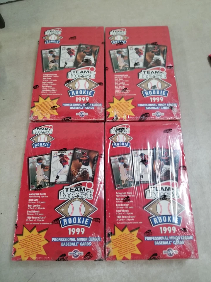 1999 TEAM BEST ROOKIE MINOR LEAGUE BASEBALL FACTORY BO Pack AUTOS Tbr