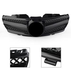 Gloss Black Sport Radiator Grille Grill For Mercedes Benz R230 SL 2003-2006 2005 - Foto 1 di 13
