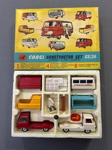 Corgi Toys Gift Set 24 Construction Set, Boxed, Original, Vintage, Rare, 1960's - Picture 1 of 11