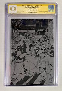 Hail Crow King of Hell #1 Eminem Homage Metal Cover CGC SS 9.9 Artist Proof AP3