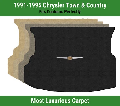 Tapete de carga Lloyd Luxe para Chrysler Town & Country 91-95 com emblema Chrysler - Imagem 1 de 4