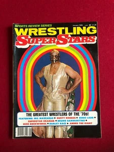 1980, Mil Mascaras, "WRESTLING SUPER STARS" Magazine (No Label)  Vintage - Picture 1 of 1