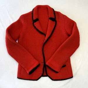 Vintage 1940’s Red Boiled Wool Hoffer Jacket size 5 - Bild 1 von 10