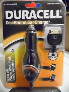DURACELL PHONE CAR CHARGER IPHONE DCSS5352 - Picture 1 of 2