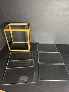 LE COULTRE ATMOS CALIBER 528-6 CLOCK FULL SET OF GLASS 5 PS + FRAME 1960-80 - Picture 1 of 9