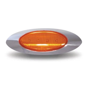 Amber Marker "Generation 1" LED Light - 4 Diodes - Amber Lens - Set of 2 - Picture 1 of 3
