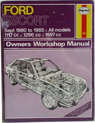 Haynes - Ford Escort (Septiembre 1980-85) Todo Modelos Amo Taller Manual Usado - - Imagen 1 de 4