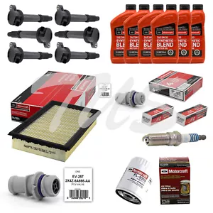 Tune Up Kit 2013-2016 Ford Flex 3.5L V6 Ignition Coil DG520 SP520 SAE5W20 EV257 - Bild 1 von 12
