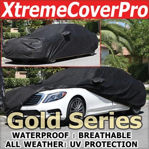 2019 2020 2021 LEXUS ES250 ES300h ES350 WATERPROOF CAR COVER W/MIRRORPOCKET BLK - Picture 1 of 12