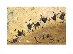 Watch This Doris! Sam Toft Fantasy Art Print 24x18 Image Conscious - Picture 1 of 1