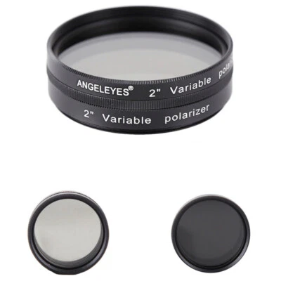 1.25''/ 2'' Variable Polarizing Filter Lens for Astronomical Telescope Eyepiece - Image 1 of 4