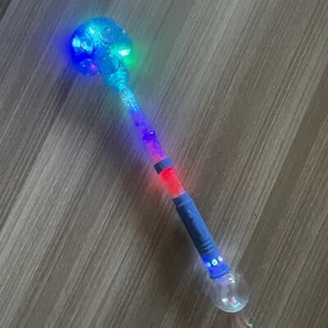 DISNEY ON ICE Coco multicolor Skull WAND 21" LED light-up 3 Way - Picture 1 of 4