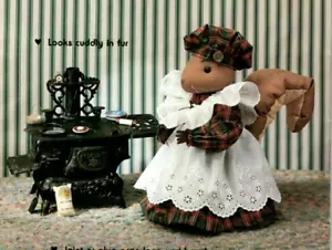 Mrs Butternut Scottish Squirrel Doll Sew Pattern Soft Sculpture Primitive Folksy - Picture 1 of 2