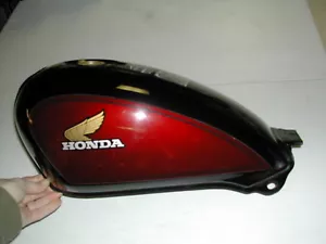 HONDA MYSTERY GAS TANK ASSEMBLY 198? SUPER NICE INSIDE GENUINE HONDA NO DENTS - Picture 1 of 12