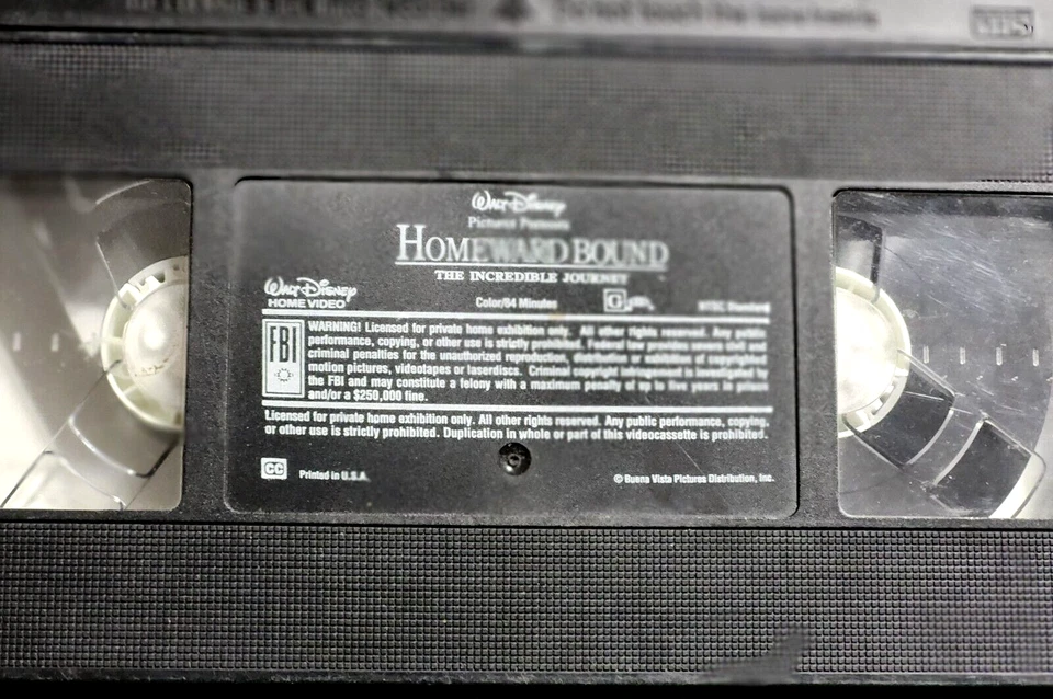 homeward bound the incredible journey vhs Foto 1 de 1