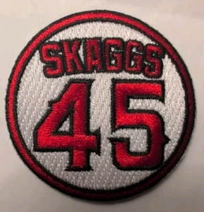 Los Angeles Angels Tyler Skaggs Memorial Jersey Patch #45 - Picture 1 of 1