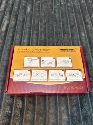 NEW VideoSecu Articulating Wall Mount For Flat Panel TVs and Monitors - ML12B - Image 1 of 3