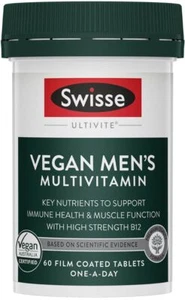 Swisse Ultivite Vegan Men's Multivitamin 60 Tabs - Picture 1 of 1