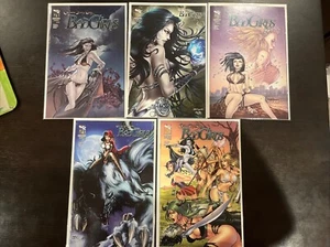 Grimm Fairy Tales Bad Girls 1-5 NM Cover B’s Complete Series Zenescope - Picture 1 of 8