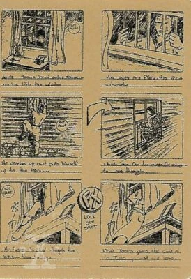 TOPPS TRADING CARD : THE X FILES : # 55 : Storyboards for Tooms . - Image 1 of 4