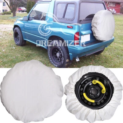 Cubierta de rueda de neumático de repuesto de 14" resistente al polvo y al agua para Suzuki Sidekick 1989-1998 Foto 1 de 4