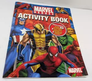 Vintage 2006 Marvel Heroes Activity Book Coloring (Unused) W/ Poster, Stickers - Imagen 1 de 19