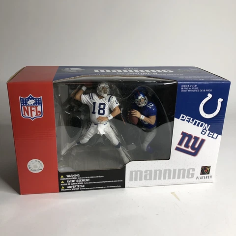 McFARLANE SPORTSPICKS NFL 2-PACK MANNING BROTHERS PEYTON & ELI NEW Mint Cover