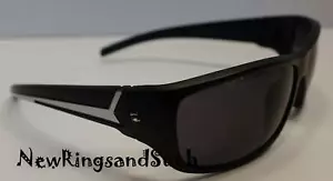 Gafas de sol envolventes negras planas Cloud Nine para hombre 100 % protección UV y UVB 313 - Imagen 1 de 3