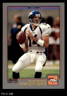 2001 Topps #246 Brian Griese Broncos Michigan 8 - NM/MT - Image 1 of 2