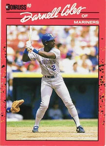 1990 - Donruss -- DARNELL COLES -- Card # 212 -- Seattle Mariners - Picture 1 of 2