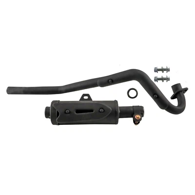 Silenciador de tubo de escape 28 mm GY6 150cc Go kart Taotao Coolster ATV quad moto de cross  Foto 1 de 4