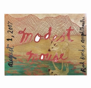 MODEST MOUSE Red Rocks Colorado Concert Tour POSTER 2007 18x24 From Reverb Sale - Picture 1 of 2