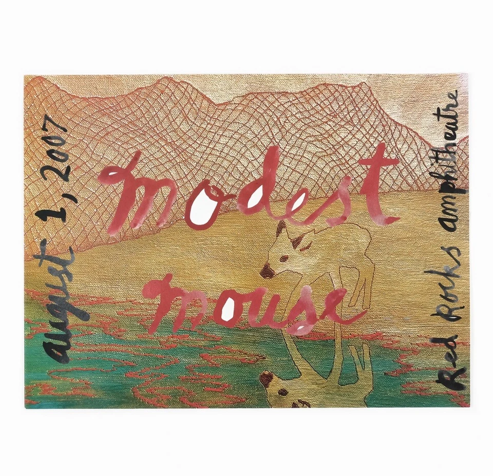 MODEST MOUSE Red Rocks Colorado Concert  Tour POSTER 2007 18x24 From Reverb Sale - Image 1 of 2