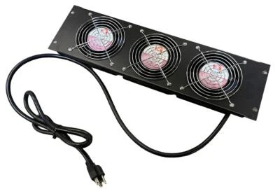 Min Quan MQ12038 3 Rackmount 120mm Cooling Fans Triple Exhaust Assembly 2000 RPM - Image 1 of 2