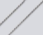 Rope Chain (Necklace, Anklet, Bracelet) - Sterling Silver - Made in Italy  [GN]