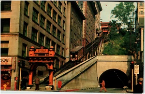 AK Angel's Flight Railroad Los Angeles, CA - Bild 1 von 2