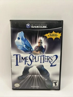 TimeSplitters 2 Complete CIB (Nintendo GameCube, 2002) Tested Working - Image 1 of 4