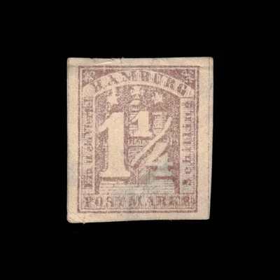 German State, Hamburg, Scott 22, Reprint, 1864-1865, MH, 111686 - Image 1 of 2
