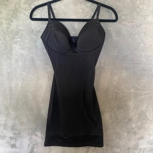 Vestido sin Mangas ASSETS Spanx Rojo Etiqueta Caliente Modelador Bodycon Negro Talla L - Imagen 1 de 9