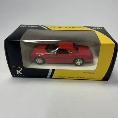 1:43 Die Cast 2000 Ford Thunderbird Red K-Line Kruisers 94226 - Image 1 of 4