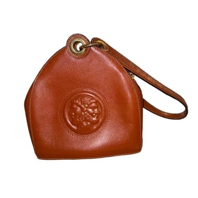 Bolso de hombro Fendi para mujer color tostado vintage Janus cuero texturizado raro Foto 1 de 4