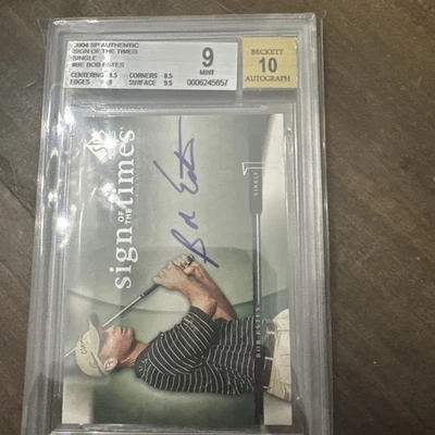 2004 SP Authentic Bob Estes Sign of the Times Auto #BE - Image 1 of 2