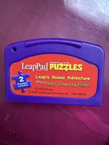 Leap's Animal Adventure: Pooh's Counting Picnic (Leap Frog Leap Pad) Cartridge - Picture 1 of 2