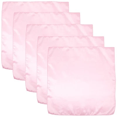  5 pezzi per la cena tovaglioli tovaglioli in tessuto raso comodi tavoli da - Immagine 1 di 4