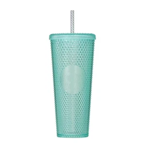 Starbucks Logo Cold Cup Tumbler Bumpy Light Green 710ml - Picture 1 of 4