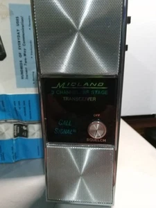 Vintage Midland International Three-Channel Transceiver Model# 13-124c - Picture 1 of 23