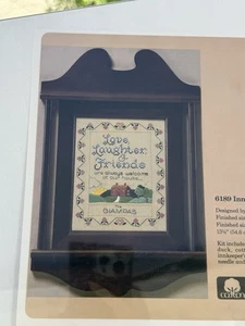 Vintage Embroidery Kit The Creative Circle #6189 Innkeepers Sign NOS Sealed - Picture 1 of 7