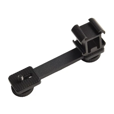 1X Triple Cold Shoe Mount Extension Stand For Zhiyun Smooth 4 Feiyu Vimble 2 HOT - Image 1 of 4