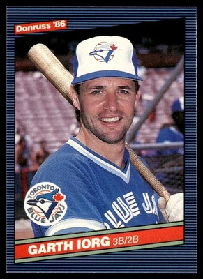 1986 Donruss Garth Iorg Toronto Blue Jays #640 - Image 1 of 2